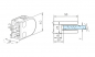 Preview: Modell 20 Glasklemme für Rohr - Ø 25,4 - 30,0 mm, Edelstahl